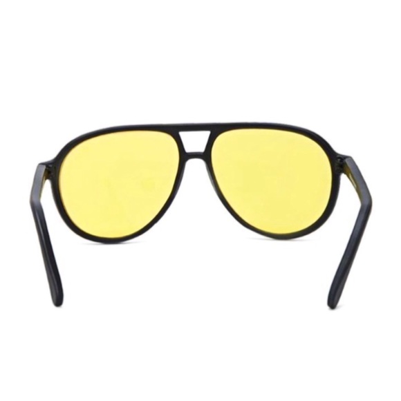 Retro Yellow tinted Aviators - Picture 4 of 7